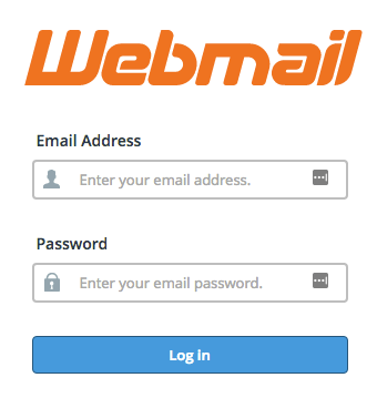 Webmail login
